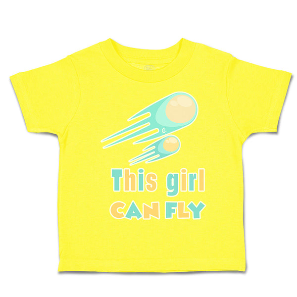 Toddler Clothes This Girl Can Fly Ball Toddler Shirt Baby Clothes Cotton
