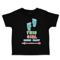 Toddler Clothes This Girl Runs Fast Footsteps Toddler Shirt Baby Clothes Cotton