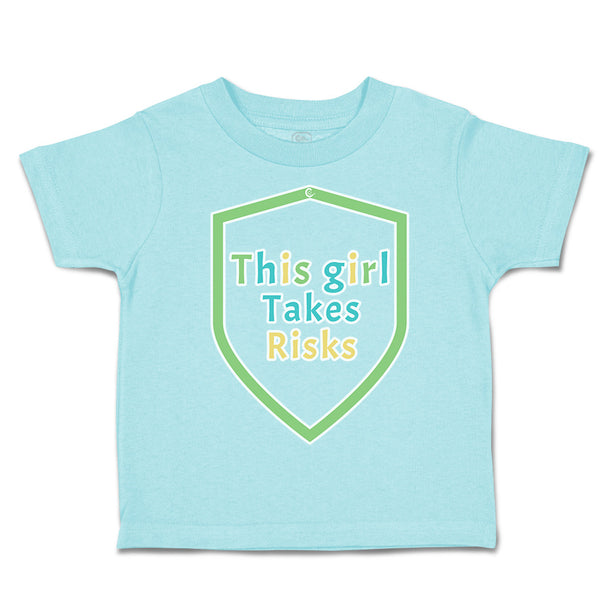 Toddler Clothes This Girls Takes Risks Toddler Shirt Baby Clothes Cotton