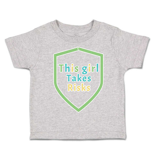 Toddler Clothes This Girls Takes Risks Toddler Shirt Baby Clothes Cotton