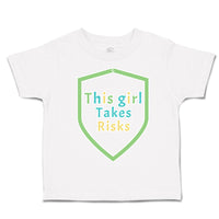 Toddler Clothes This Girls Takes Risks Toddler Shirt Baby Clothes Cotton