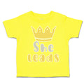 Toddler Clothes She Leads Crown Toddler Shirt Baby Clothes Cotton