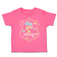 Toddler Clothes This Girl Is Strong Herat Toddler Shirt Baby Clothes Cotton