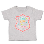 Toddler Clothes This Girl Is Strong Herat Toddler Shirt Baby Clothes Cotton