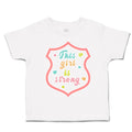 Toddler Clothes This Girl Is Strong Herat Toddler Shirt Baby Clothes Cotton