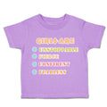 Toddler Clothes Girls Are Unstoppable Fierce Confident Toddler Shirt Cotton