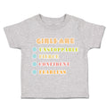 Toddler Clothes Girls Are Unstoppable Fierce Confident Toddler Shirt Cotton