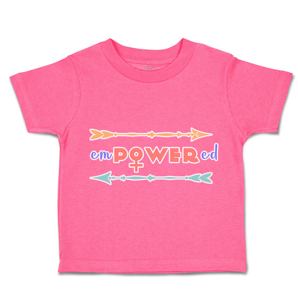 Toddler Clothes Empowered Arrow Positive Toddler Shirt Baby Clothes Cotton