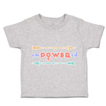 Toddler Clothes Empowered Arrow Positive Toddler Shirt Baby Clothes Cotton
