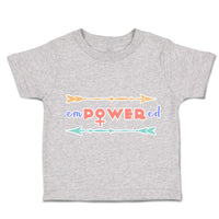 Toddler Clothes Empowered Arrow Positive Toddler Shirt Baby Clothes Cotton