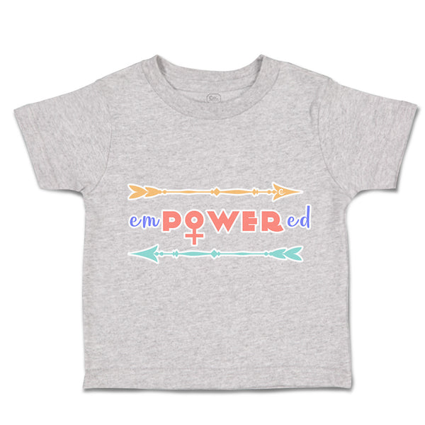 Toddler Clothes Empowered Arrow Positive Toddler Shirt Baby Clothes Cotton