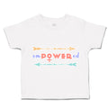 Toddler Clothes Empowered Arrow Positive Toddler Shirt Baby Clothes Cotton