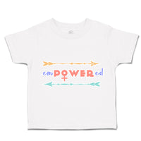 Toddler Clothes Empowered Arrow Positive Toddler Shirt Baby Clothes Cotton