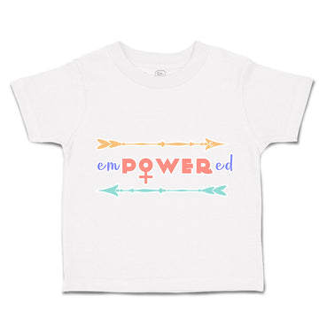 Toddler Clothes Empowered Arrow Positive Toddler Shirt Baby Clothes Cotton