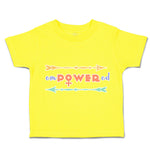 Toddler Clothes Empowered Arrow Positive Toddler Shirt Baby Clothes Cotton