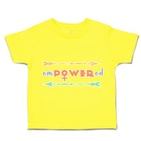 Toddler Clothes Empowered Arrow Positive Toddler Shirt Baby Clothes Cotton