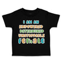 Toddler Clothes Empowered Determined Unstoppable Female Toddler Shirt Cotton