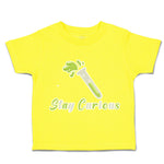 Toddler Clothes Stay Curious Test Tube Toddler Shirt Baby Clothes Cotton