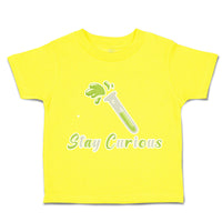 Toddler Clothes Stay Curious Test Tube Toddler Shirt Baby Clothes Cotton