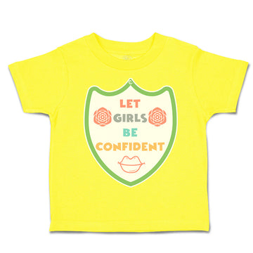 Toddler Clothes Let Girls Be Confident Lips Flowers Toddler Shirt Cotton