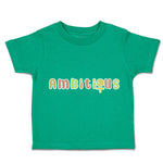 Toddler Clothes Ambitious Toddler Shirt Baby Clothes Cotton