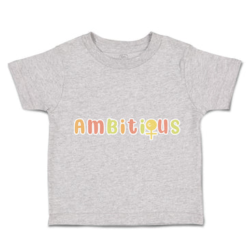 Toddler Clothes Ambitious Toddler Shirt Baby Clothes Cotton