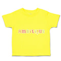 Toddler Clothes Ambitious Toddler Shirt Baby Clothes Cotton