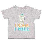 Toddler Clothes I Can I Will Astronaut Toddler Shirt Baby Clothes Cotton