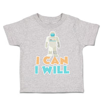 Toddler Clothes I Can I Will Astronaut Toddler Shirt Baby Clothes Cotton
