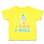 Toddler Clothes I Can I Will Astronaut Toddler Shirt Baby Clothes Cotton