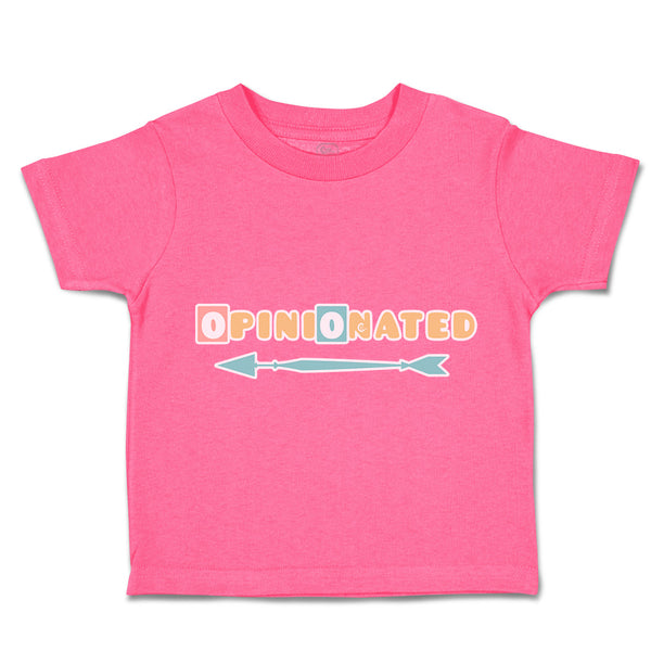 Toddler Clothes Opinionated Arrow Toddler Shirt Baby Clothes Cotton