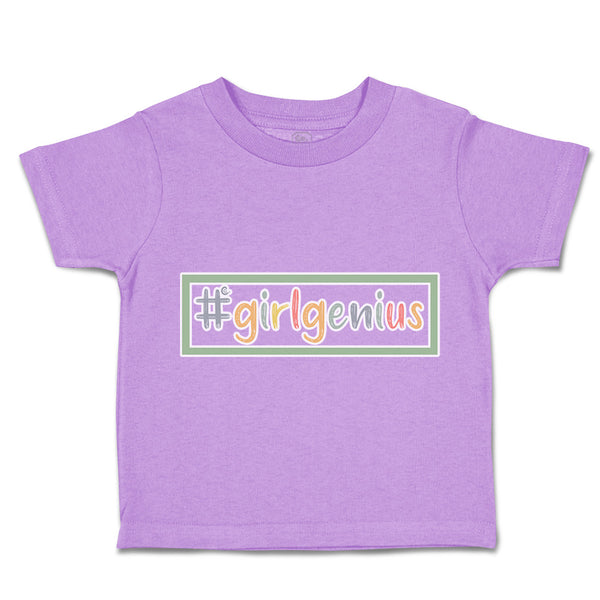 Toddler Clothes Girl Genius Toddler Shirt Baby Clothes Cotton