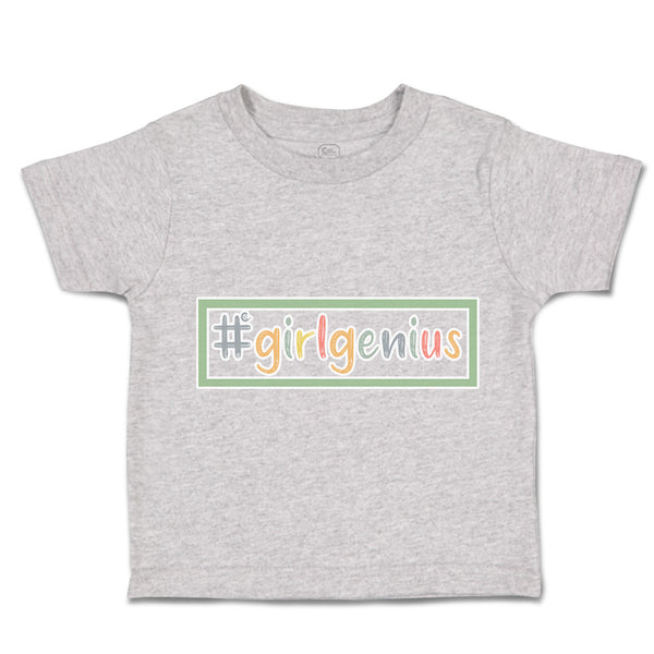 Toddler Clothes Girl Genius Toddler Shirt Baby Clothes Cotton