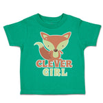 Toddler Clothes Clever Girl Fox Toddler Shirt Baby Clothes Cotton