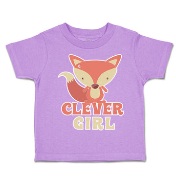 Toddler Clothes Clever Girl Fox Toddler Shirt Baby Clothes Cotton