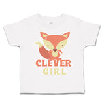 Toddler Clothes Clever Girl Fox Toddler Shirt Baby Clothes Cotton