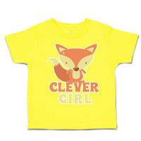 Toddler Clothes Clever Girl Fox Toddler Shirt Baby Clothes Cotton