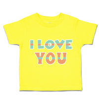 Toddler Clothes I Love You Toddler Shirt Baby Clothes Cotton