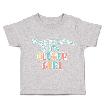 Toddler Clothes Clever Girl Dinosaur Toddler Shirt Baby Clothes Cotton