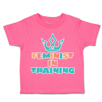 Toddler Clothes Feminist in Training Crown Toddler Shirt Baby Clothes Cotton