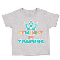 Toddler Clothes Feminist in Training Crown Toddler Shirt Baby Clothes Cotton