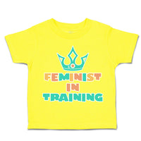 Toddler Clothes Feminist in Training Crown Toddler Shirt Baby Clothes Cotton