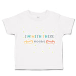 Toddler Clothes I Am with These Noobs Arrow Toddler Shirt Baby Clothes Cotton
