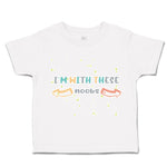 Toddler Clothes I Am with These Noobs Arrow Toddler Shirt Baby Clothes Cotton
