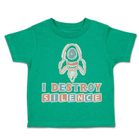 Toddler Clothes I Destroy Silence Toddler Shirt Baby Clothes Cotton