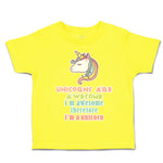 Toddler Clothes Unicorn Awesome Toddler Shirt Baby Clothes Cotton