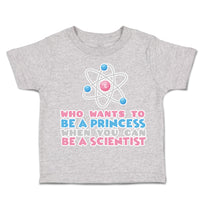 Toddler Clothes Wants to Be Princess Scientist Toddler Shirt Baby Clothes Cotton