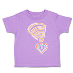 Toddler Clothes Heart Love Wi-Fi Signal Toddler Shirt Baby Clothes Cotton