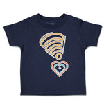 Toddler Clothes Heart Love Wi-Fi Signal Toddler Shirt Baby Clothes Cotton