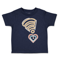 Toddler Clothes Heart Love Wi-Fi Signal Toddler Shirt Baby Clothes Cotton